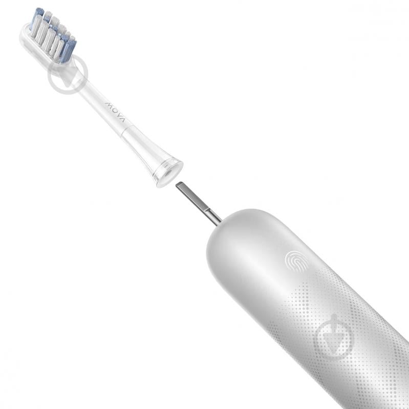 Электрическая зубная щетка MOVA Fresh Pro Sliver (ATB15A-SIL) - фото 4 Электрическая зубная щетка MOVA Fresh Pro Sliver (ATB15A-SIL) - фото 4