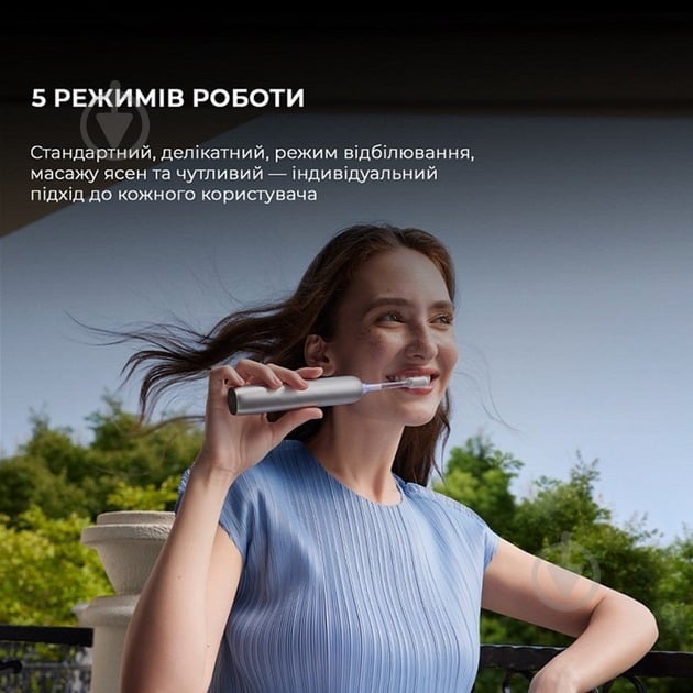 Электрическая зубная щетка MOVA Fresh Pro Sliver (ATB15A-SIL) - фото 14 Электрическая зубная щетка MOVA Fresh Pro Sliver (ATB15A-SIL) - фото 14