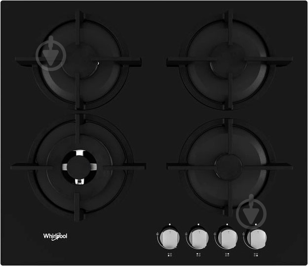 Варочная поверхность газовая Whirlpool GOR 625/NB - фото 1 Варочная поверхность газовая Whirlpool GOR 625/NB - фото 1