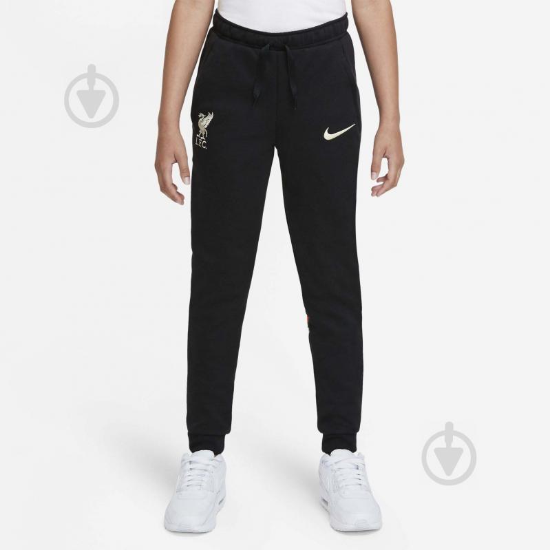 Брюки Nike LFC Y NK DF TRAVEL FLC PANT DB2936-010 р. XL черный - фото 1