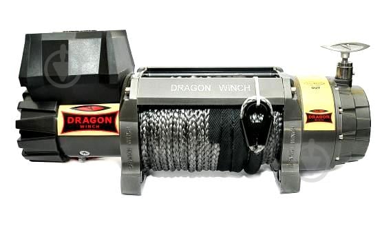 Лебідка Dragon Winch автомобільна електрична DWH 9000 HD synthetic dwh9000hds - фото 1