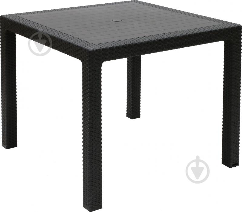 Стол Keter Melody 95x95 см коричневый - фото 1