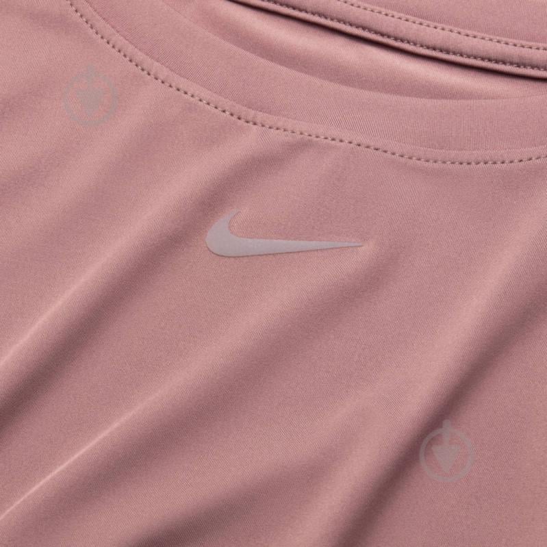 Футболка Nike W NK ONE CLASSIC DF SS TOP FN2798-208 р.M коричневый - фото 3