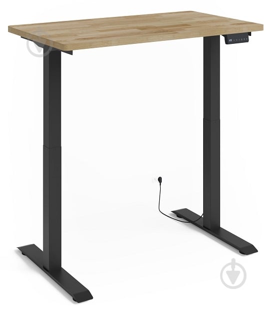 Стіл комп'ютерний BIM Furniture Natural 1200х650х730 мм чорний матовий / дуб натуральний - фото 2 Стіл комп'ютерний BIM Furniture Natural 1200х650х730 мм чорний матовий / дуб натуральний - фото 2