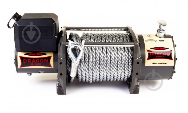 Лебедка Dragon Winch электрическая на эвакуатор DWT 16800 HD dw13004 - фото 1