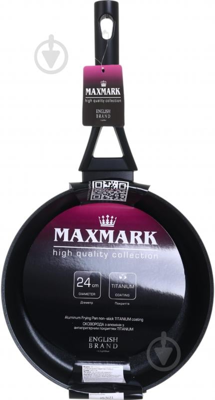 Сковорода Maxmark Titanium Deep 24 см MK-TT35224 - фото 6