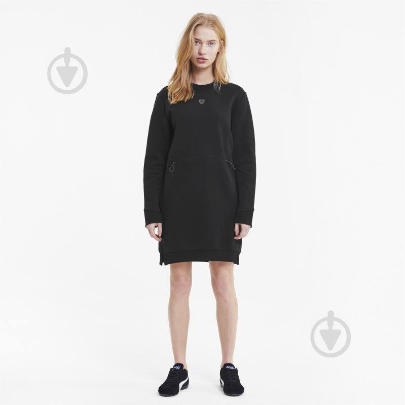 Платье Puma Ferrari Style Sweat Dress 59804701 р.XS черный - фото 5