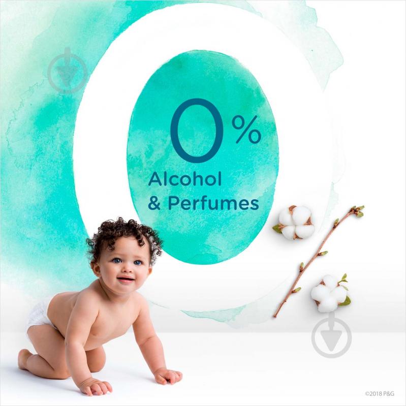 Дитячі вологі серветки Pampers Aqua Pure 48 шт. - фото 5