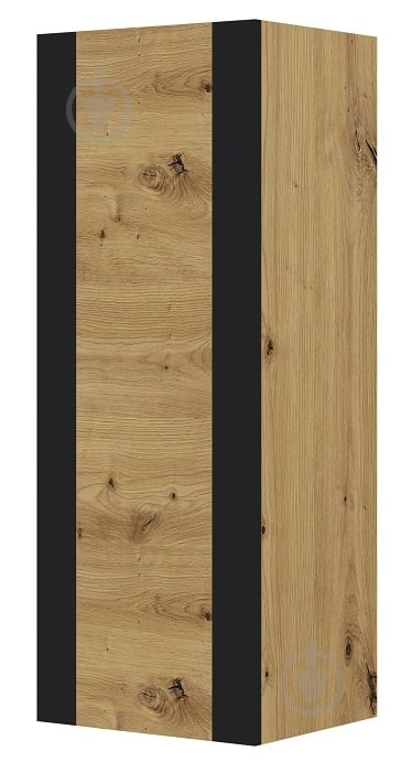 Шкафчик подвесной BIM Furniture Mondi 1250х480х400 мм черный матовый / дуб артизан / (HANGING_CABINET_MONDI_125_ARTI) - фото 1