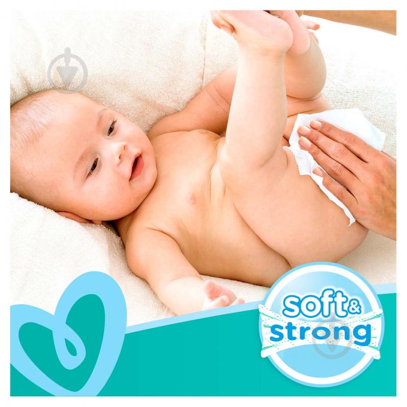 Дитячі вологі серветки Pampers Fresh Clean 52 шт. - фото 5