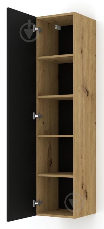 Шафка підвісна BIM Furniture Duo 1500х350х350 мм чорний матовий / дуб артізан / (DUO_150_WISZACA_DA_CM) - фото 2 Шафка підвісна BIM Furniture Duo 1500х350х350 мм чорний матовий / дуб артізан / (DUO_150_WISZACA_DA_CM) - фото 2