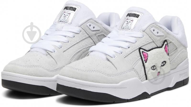 Кроссовки мужские демисезонные Puma SLIPSTREAM RIPNDIP 39353801 р.42 белые - фото 3