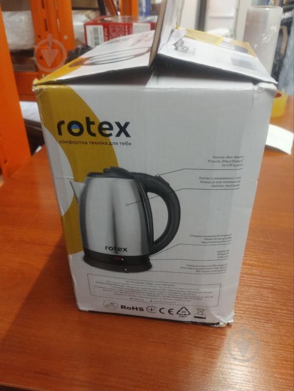 УЦЕНКА! Электрочайник Rotex RKT10-A (УЦ №3455) - фото 3 УЦЕНКА! Электрочайник Rotex RKT10-A (УЦ №3455) - фото 3