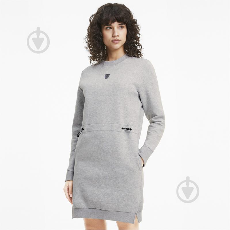 Платье Puma Ferrari Style Sweat Dress 59804702 р.L серый - фото 1