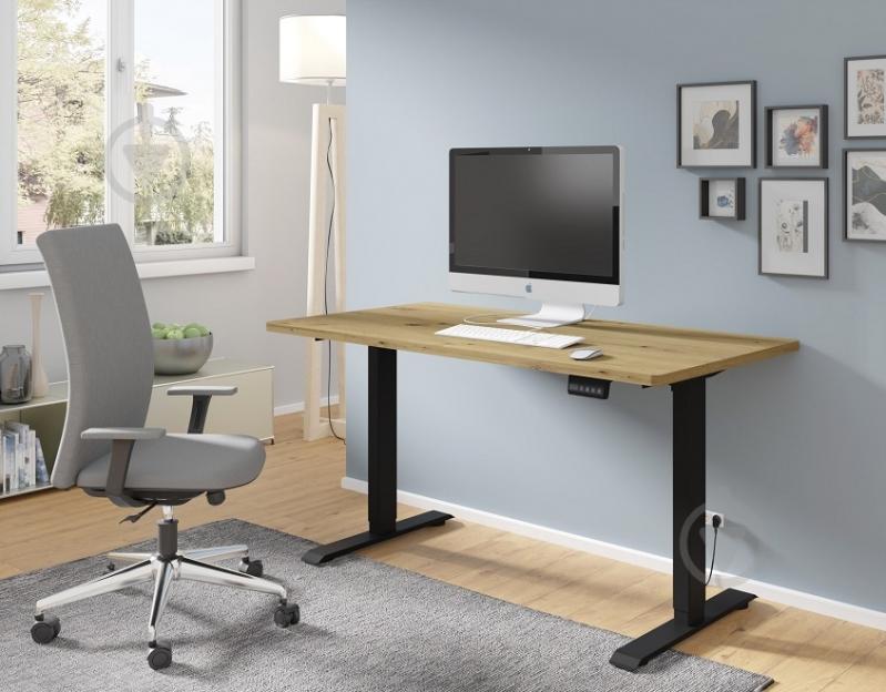 Стіл комп'ютерний BIM Furniture BIMotion 1400х700х730 мм дуб артізан / чорний матовий - фото 9