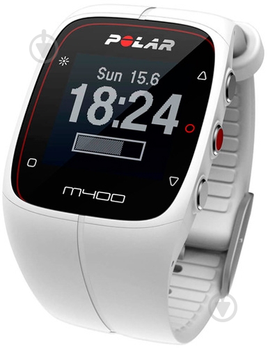 Смарт-часы Polar M400 HR white (90053838) - фото 1 Смарт-часы Polar M400 HR white (90053838) - фото 1