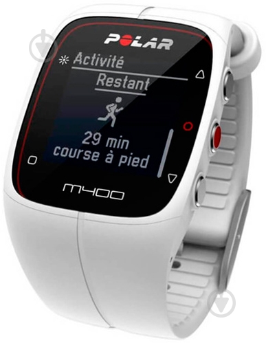 Смарт-часы Polar M400 HR white (90053838) - фото 2 Смарт-часы Polar M400 HR white (90053838) - фото 2