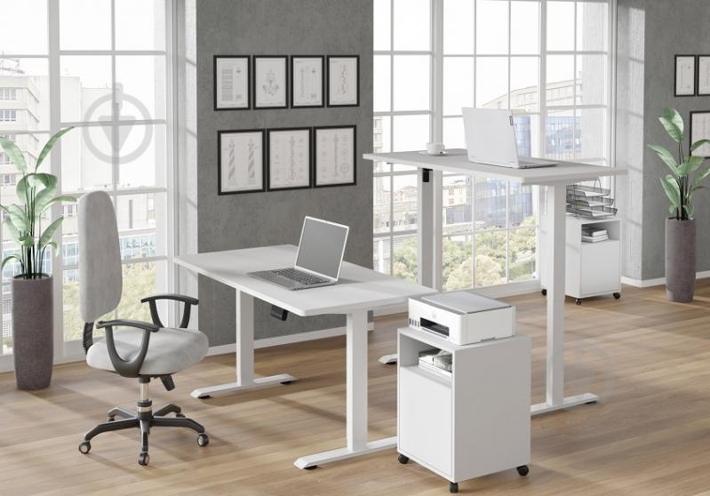 Стіл комп'ютерний BIM Furniture BIMotion 1400х700х730 мм білий матовий - фото 7