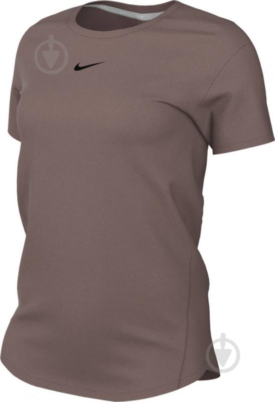 Футболка Nike W NK ONE CLASSIC DF SS TOP FN2798-208 р.S коричневый - фото 7