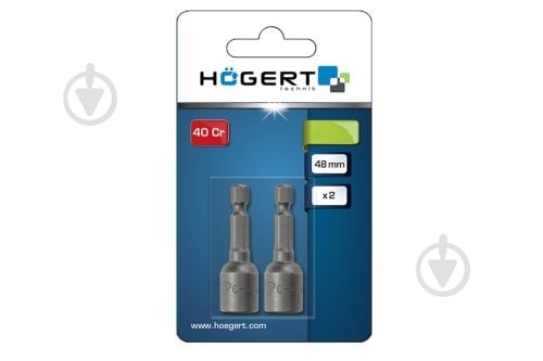 Бита магнитная HOEGERT SW10 2 шт. HT1S458 - фото 2 Бита магнитная HOEGERT SW10 2 шт. HT1S458 - фото 2