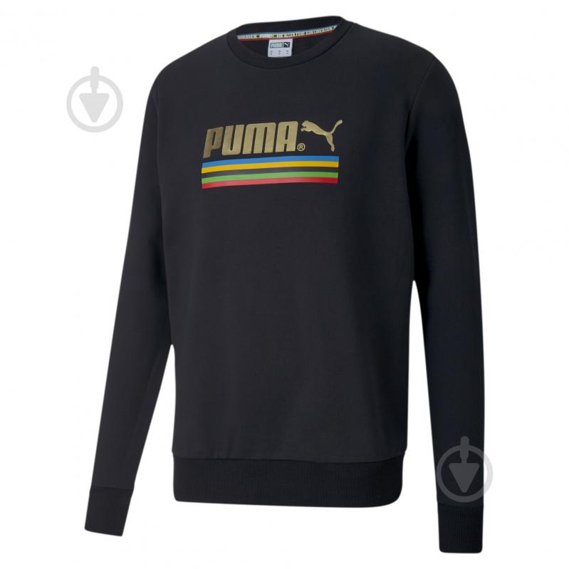 Джемпер Puma TFS Worldhood Crew 59809101 р. XL черный - фото 1 Джемпер Puma TFS Worldhood Crew 59809101 р. XL черный - фото 1