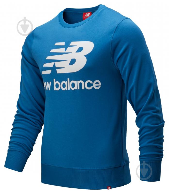 Свитшот New Balance MT91548MAK р. XL голубой - фото 1