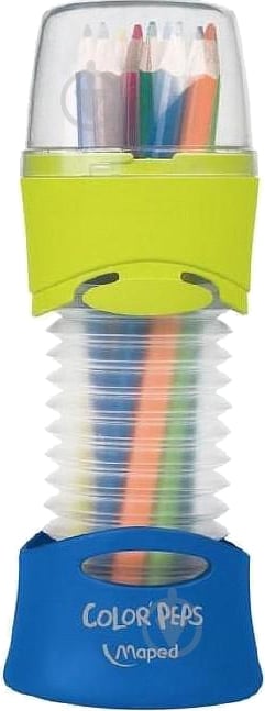 Карандаши цветные COLOR PEPS Flex Box 12 цветов раздвижной пенал Maped - фото 1 Карандаши цветные COLOR PEPS Flex Box 12 цветов раздвижной пенал Maped - фото 1