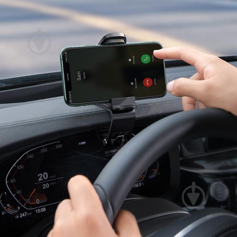 Держатель для смартфона BASEUS SUDZ-A01 черный - фото 13