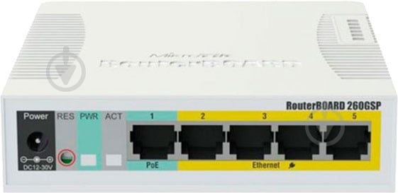 Комутатор Mikrotik CSS106-1G-4P-1S - фото 1