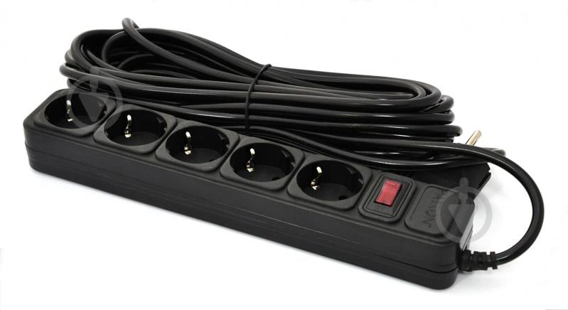 Сетевой фильтр Patron 3x1 мм2 с заземлением 5 гн. черный 10 м EXT-PN-SP-10510 - фото 1 Сетевой фильтр Patron 3x1 мм2 с заземлением 5 гн. черный 10 м EXT-PN-SP-10510 - фото 1