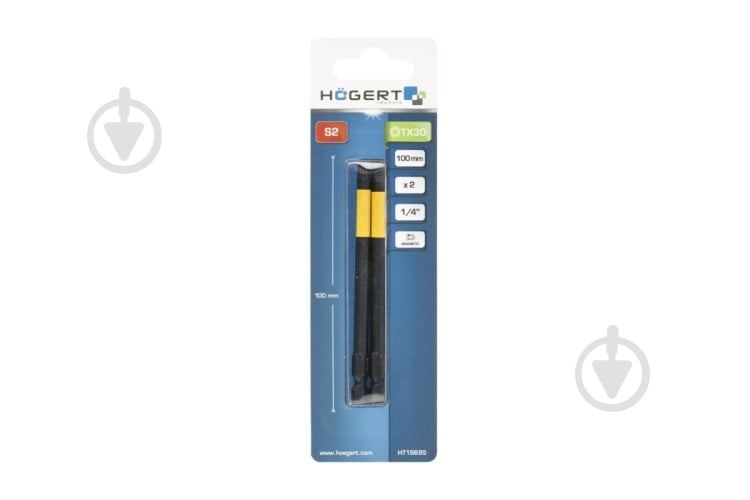 Бита ударная HOEGERT TX30 100 мм 2 шт. HT1S695 - фото 2