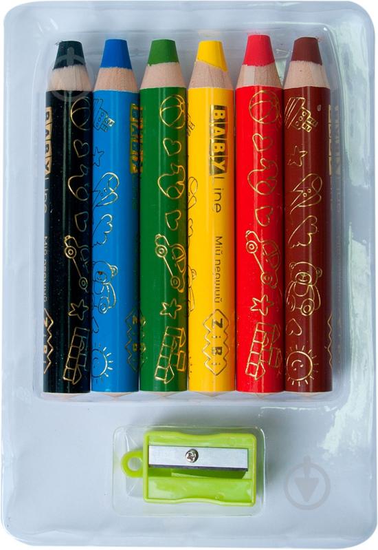 Карандаши цветные SUPER JUMBO ZiBi - фото 2