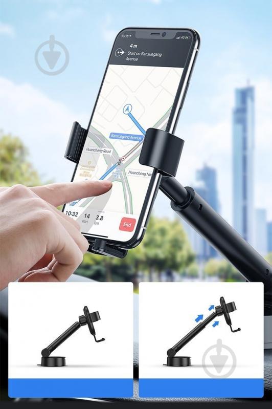 Держатель для смартфона BASEUS SUYL-JY01 черный - фото 15 Держатель для смартфона BASEUS SUYL-JY01 черный - фото 15
