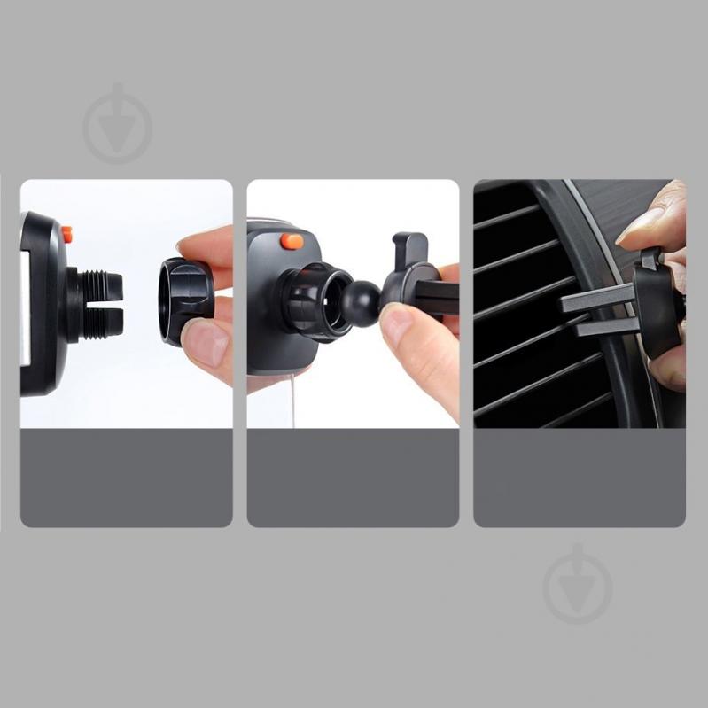 Тримач для смартфона BASEUS SUYK000101 чорний - фото 12