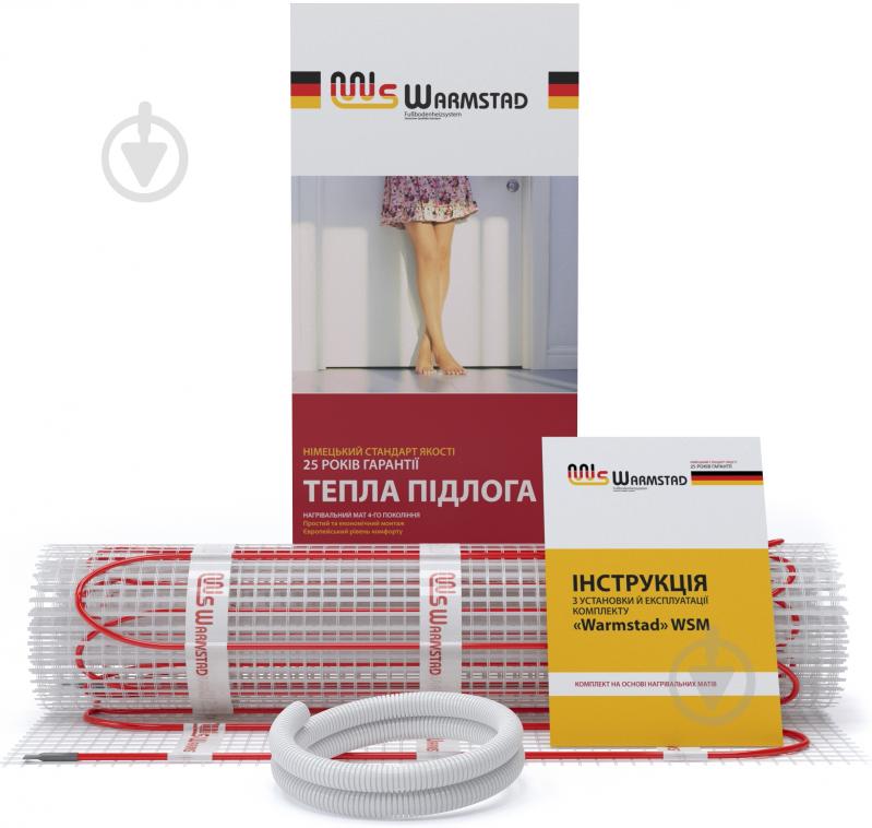 ? Нагревательный мат Warmstad WSM-100-0,65 кв.м + Терморегулятор ...