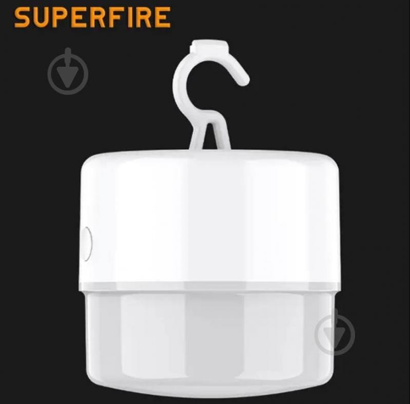 Фонарь кемпинговый SuperFire 180 Lm 9003 белый T20 - фото 3 Фонарь кемпинговый SuperFire 180 Lm 9003 белый T20 - фото 3