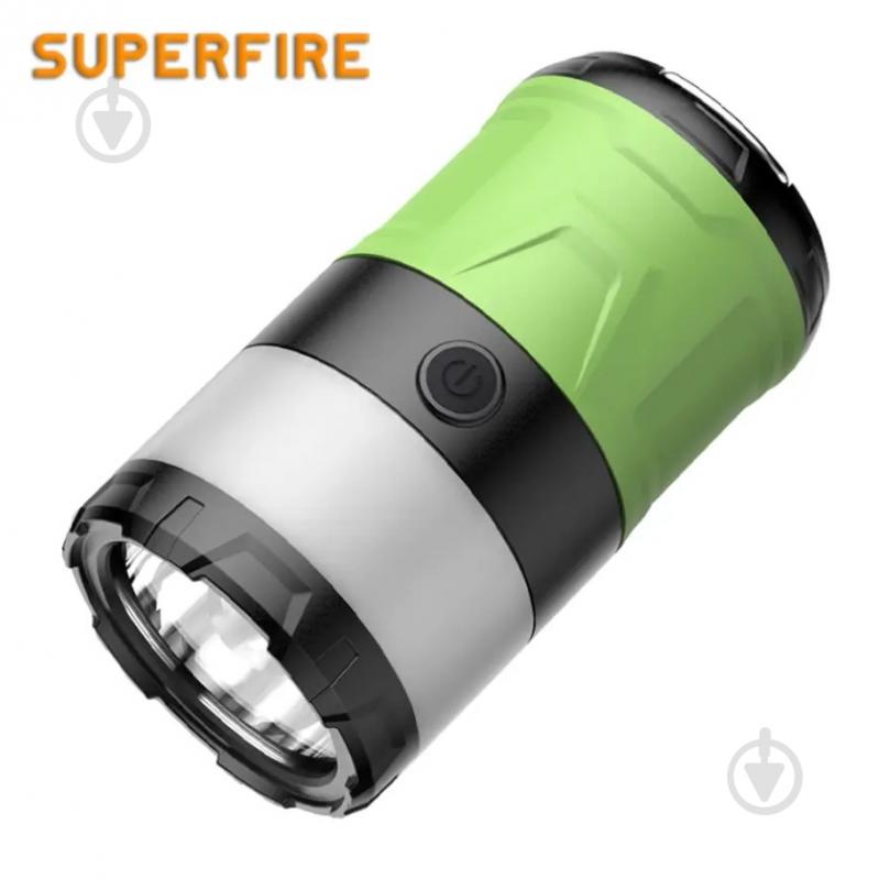 Фонарь SuperFire 350 Lm 5835 Зеленый T15 - фото 2 Фонарь SuperFire 350 Lm 5835 Зеленый T15 - фото 2