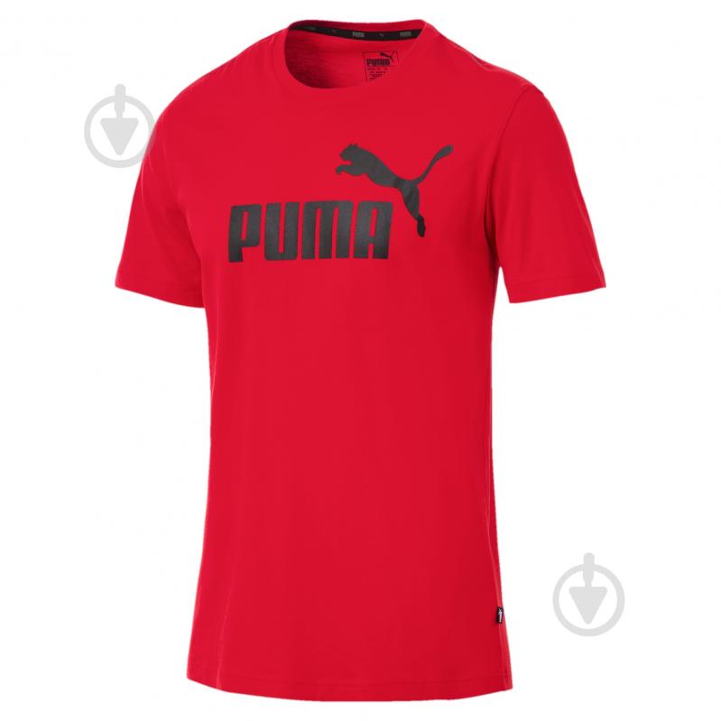 Футболка Puma Essentials Tee 85174005 р.XL червоний - фото 1 Футболка Puma Essentials Tee 85174005 р.XL червоний - фото 1
