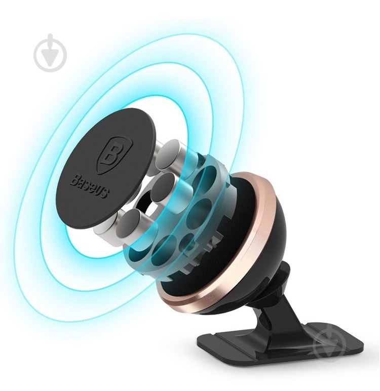 Держатель для смартфона BASEUS SUGENT-NT0S черный с серебристым - фото 12