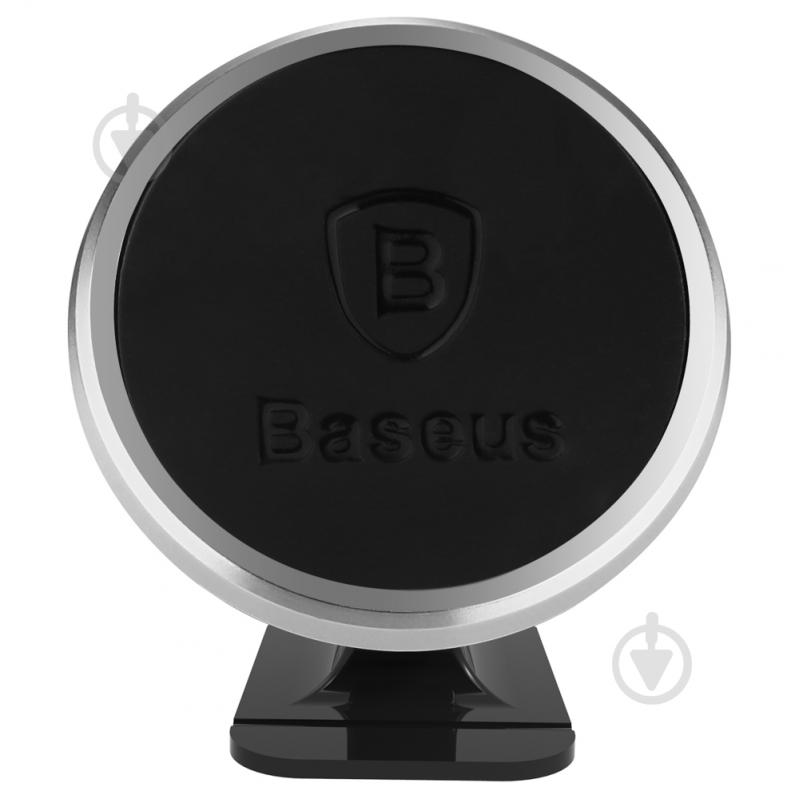 Держатель для смартфона BASEUS SUGENT-NT0S черный с серебристым - фото 3