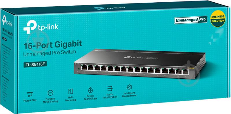 Коммутатор TP-Link TL-SG116E - фото 3