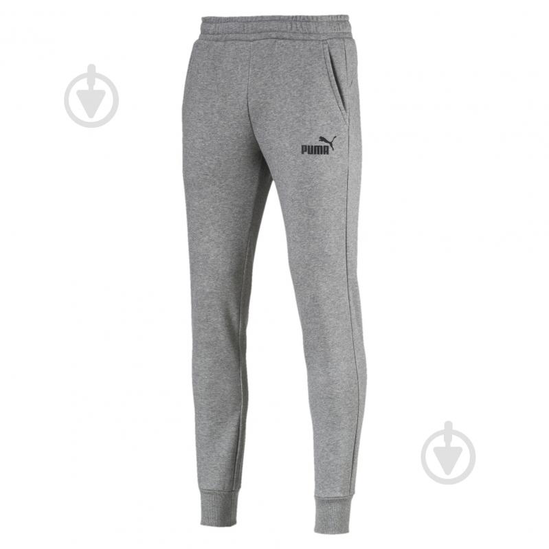 Брюки Puma Essentials Fleece Pants 85175303 р. M серый - фото 1