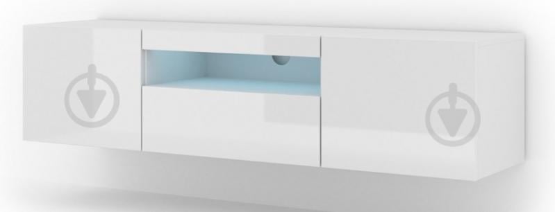 Тумба под ТВ BIM Furniture Aura 3д 1500x420x370 мм белый матовый(TV_STAND_AURA_150_WHITE_MAT_LE) - фото 1 Тумба под ТВ BIM Furniture Aura 3д 1500x420x370 мм белый матовый(TV_STAND_AURA_150_WHITE_MAT_LE) - фото 1