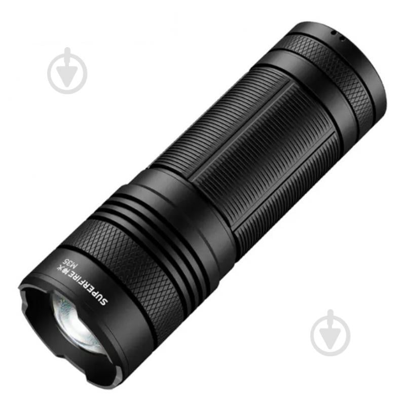 Фонарик аккумуляторный SuperFire SuperFire 430 Lm черный M35 - фото 1