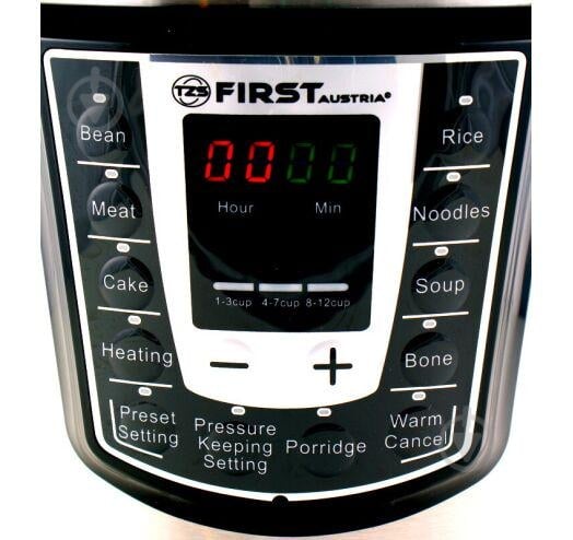 Мультиварка-скороварка First (FIRST 005130) - фото 4