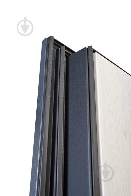 Двері вхідні Abwehr TRX (527+257) 096 П (АЦС + РАв) Kale2 ЧФ термо антрацит / рустик авіньйон блан 2050x960 мм праві - фото 7