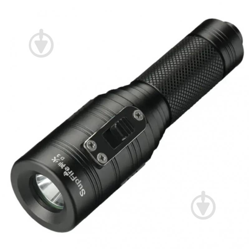 Фонарь SuperFire 620 Lm [019] Black D3 - фото 1