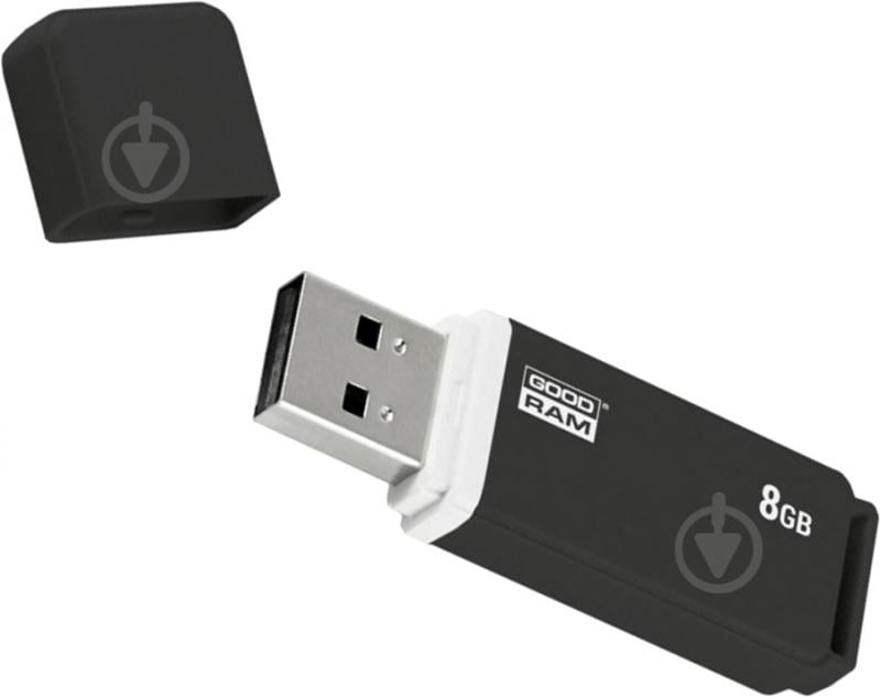 Флеш-память GOODRAM UMO2 8 ГБ USB 2.0 graphite (UMO2-0080E0R11) - фото 1