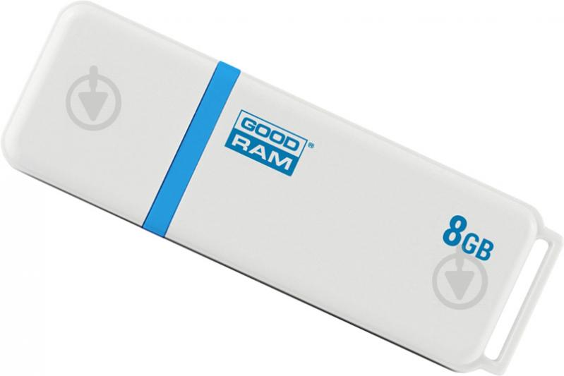 Флеш-пам'ять GOODRAM UMO2 8 ГБ USB 2.0 white (UMO2-0080W0R11) - фото 1