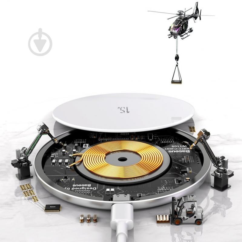 Беспроводное зарядное устройство BASEUS WXJK-B02 - фото 6 Беспроводное зарядное устройство BASEUS WXJK-B02 - фото 6